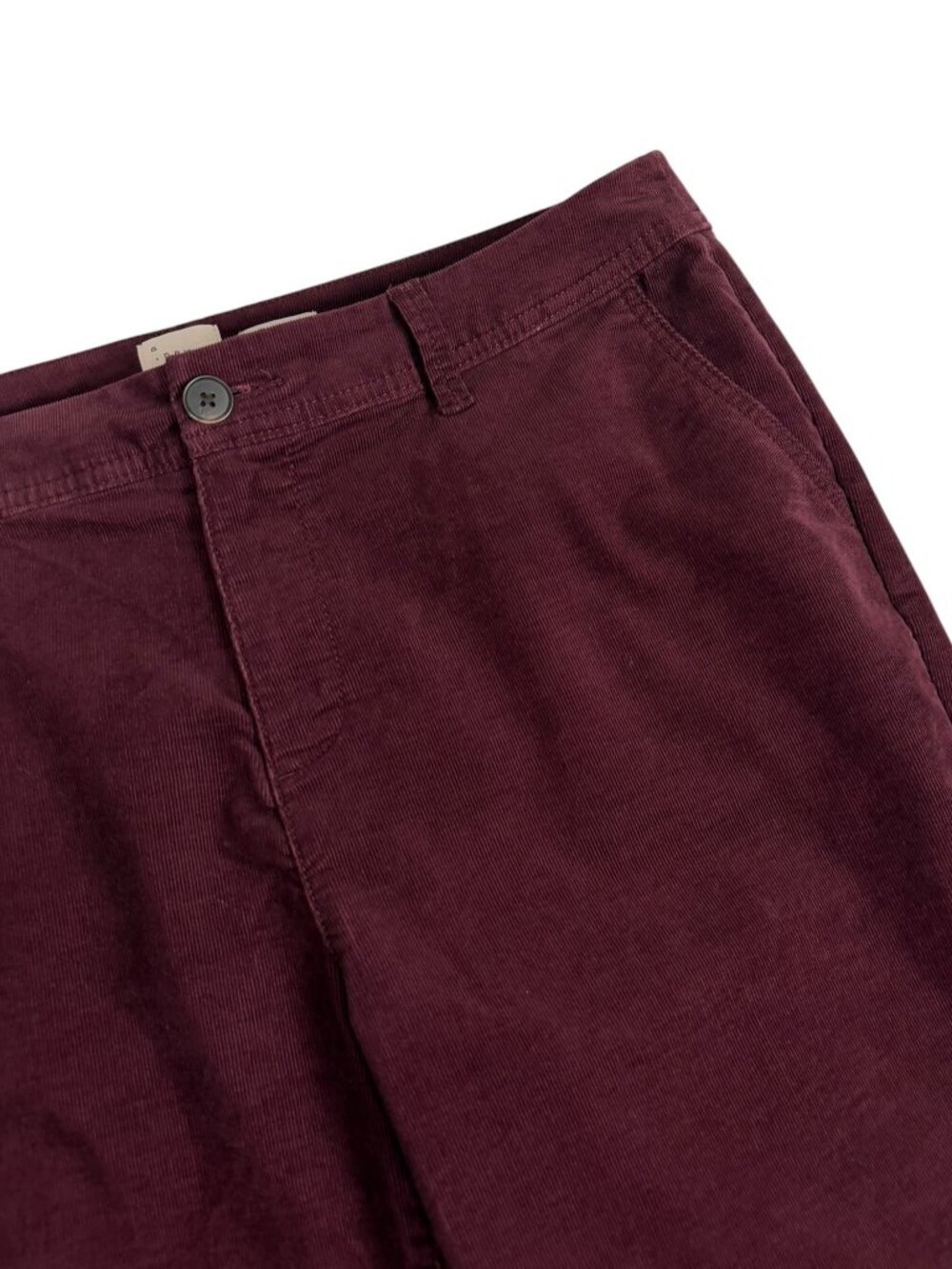 A New Day Size 14 Burgundy Corduroy Straight Leg Stretch Pants